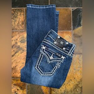 Miss Me Signature Cuffed‎ Capri Jeans 27x22